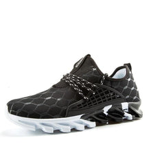 Load image into Gallery viewer, Mens Lightweight Breathable White Sneakers Casual Spring New Fashion Comfortable Walking  Slip-On Sneakers Breathable Fashion Athletic Gym Casual Tennis Sneakers Modern Design Shoes
