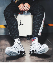 Load image into Gallery viewer, Mens Lightweight Breathable White Sneakers Casual Spring New Fashion Comfortable Walking  Slip-On Sneakers Breathable Fashion Athletic Gym Casual Tennis Sneakers Modern Design Shoes

