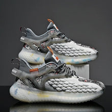 Load image into Gallery viewer, Mens Luxury Sneakers Casual Sports Trainer Race White Shoes Fashion Running Modern Sneakers Autumn Breathable Trendy Mens Walking Casual Sneakers
