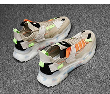 Load image into Gallery viewer, Mens Luxury Sneakers Casual Sports Trainer Race White Shoes Fashion Running Modern Sneakers Autumn Breathable Trendy Mens Walking Casual Sneakers
