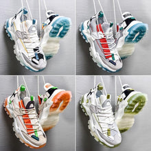 Load image into Gallery viewer, Mens Luxury Sneakers Casual Sports Trainer Race White Shoes Fashion Running Modern Sneakers Autumn Breathable Trendy Mens Walking Casual Sneakers
