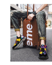 Load image into Gallery viewer, Mens Luxury Sneakers Casual Sports Trainer Race White Shoes Fashion Running Modern Sneakers Autumn Breathable Trendy Mens Walking Casual Sneakers
