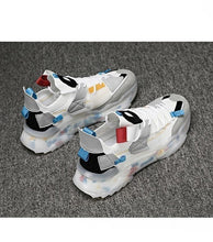Load image into Gallery viewer, Mens Luxury Sneakers Casual Sports Trainer Race White Shoes Fashion Running Modern Sneakers Autumn Breathable Trendy Mens Walking Casual Sneakers
