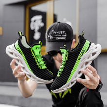 Load image into Gallery viewer, Mens Modern Sneakers Autumn Breathable Black Trendy Sneakers Men Walking Casual Light Sports Men's Running Sneakers Non Slip Athletic Tennis Sneakers
