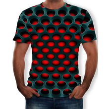 Load image into Gallery viewer, Men's Optical Illusion Plus Size Shirt
