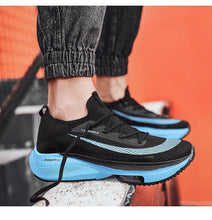Load image into Gallery viewer, Mens Running Sneakers Luxury Mens Casual Shoes Trainer Race Off White Shoes Slip on Walking Casual Breathable Air Cushion Fashion Lightweight Sneakers
