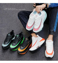 Load image into Gallery viewer, Mens Running Sneakers Luxury Mens Casual Shoes Trainer Race Off White Shoes Slip on Walking Casual Breathable Air Cushion Fashion Lightweight Sneakers
