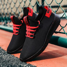 Load image into Gallery viewer, Mens Running Sneakers Luxury Mens Casual Shoes Trainer Race Off White Shoes Slip on Walking Casual Breathable Air Cushion Fashion Lightweight Sneakers
