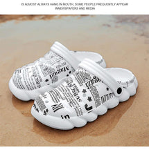 Load image into Gallery viewer, Mens Slippers Summer Flip Flops Sandals Fitness Fashion Garden Clogs Classic Mules Anti-Skid Rubber Sole Slip On Summer Mens Clogs
