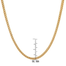 Load image into Gallery viewer, Men's Stainless Steel 18K Gold Plated Franco Link Chain
