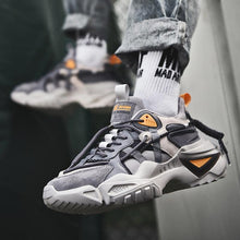 Load image into Gallery viewer, Mens Strong Casual Fashion Chunky Sneakers Height Increasing Spring Thick Sole Footwear Fashion High Quality Sneakers Slip on Walking Shoes High Top Casual Shoes For Men
