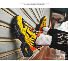 Load image into Gallery viewer, Mens Strong Casual Fashion Chunky Sneakers Height Increasing Spring Thick Sole Footwear Fashion High Quality Sneakers Slip on Walking Shoes High Top Casual Shoes For Men
