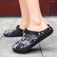 Load image into Gallery viewer, Mens Summer Shoes Sandals Holes Sandals Hollow Breathable Flip Flops Fashion Beach Slippers Garden Clogs Sandals Arch Support Cushioned Yard Unisex Comfortable Clogs

