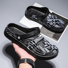 Load image into Gallery viewer, Mens Summer Shoes Sandals Holes Sandals Hollow Breathable Flip Flops Fashion Beach Slippers Garden Clogs Sandals Arch Support Cushioned Yard Unisex Comfortable Clogs
