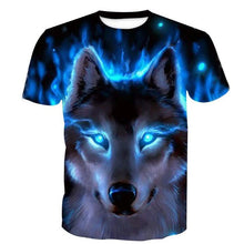 Load image into Gallery viewer, Men's T-Shirt Graphic Animal Plus Size Print Short Sleeve Halloween Tops
