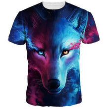 Load image into Gallery viewer, Men's T-Shirt Graphic Animal Plus Size Print Short Sleeve Halloween Tops
