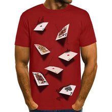 Load image into Gallery viewer, Men's T-Shirt Graphic Simulation Short Sleeve Casual Tops
