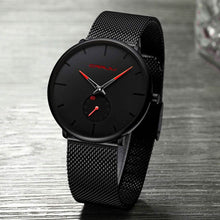 Load image into Gallery viewer, Men's Ultra-Thin Minimalist Waterproof Fashion Wrist Watch
