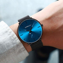 Load image into Gallery viewer, Men's Ultra-Thin Minimalist Waterproof Fashion Wrist Watch
