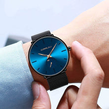 Load image into Gallery viewer, Men's Ultra-Thin Minimalist Waterproof Fashion Wrist Watch
