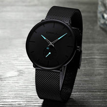 Load image into Gallery viewer, Men's Ultra-Thin Minimalist Waterproof Fashion Wrist Watch
