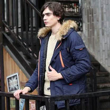 Load image into Gallery viewer, Men's Winter Hooded Down Coat Parkas
