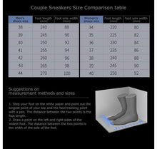 Load image into Gallery viewer, Mens Womens Marathon Sport Sneaker Couple Running Shoes Breathable Outdoor Sports Shoes Light Fitness Cross Training Shoes Lightweight Sports Tennis Shoes Fashion Sneakers For Men
