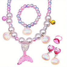 Load image into Gallery viewer, Mermaid-Themed Jewelry Set for Youngsters
