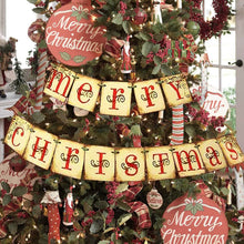 Load image into Gallery viewer, Merry Christmas Banner Home Decor
