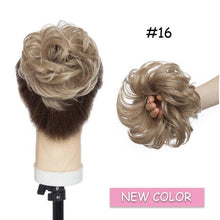 Load image into Gallery viewer, Messy Bun Scrunchy Hair Bun Fake Hair Synthetic Women Chignon Elastic Hair Band Hairpieces For Women Updo Donut Chignon Clip in Hair Extension For Volumized Hair Buns For Girls
