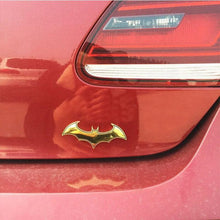 Load image into Gallery viewer, Metal 3D Bat Stickers Fan Emblems Batman 3D Car Badge Auto Car Logo Cartoon Bat Sticker Metal Badge Emblem Tail Decal Motorcycle Car Accessories  Metal Bat Car Emblem Logo Stickers Decal Decorations Bat Action Figures Auto Accessories
