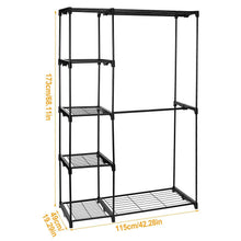 Load image into Gallery viewer, Metal Closet Deluxe Double Rod
