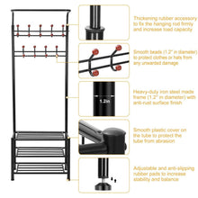 Load image into Gallery viewer, Metal Entryway Coat Shoe Rack
