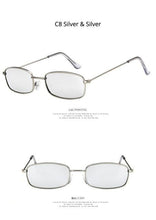 Load image into Gallery viewer, Metal Frame New Square Shape Sunglasses For Women &amp; Men New  Decent &amp; Elegant Lens Mirror New Popular Shades For Ladies Sun Glasses
