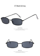 Load image into Gallery viewer, Metal Frame New Square Shape Sunglasses For Women &amp; Men New  Decent &amp; Elegant Lens Mirror New Popular Shades For Ladies Sun Glasses
