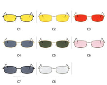 Load image into Gallery viewer, Metal Frame New Square Shape Sunglasses For Women &amp; Men New  Decent &amp; Elegant Lens Mirror New Popular Shades For Ladies Sun Glasses
