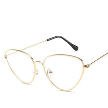 Load image into Gallery viewer, Metal Round Sunglasses Retro Design Sunglasses For  Women New Cat Eye Glasses For Women New Popular Eyeglasses For Female Ladies  Cat Eye Retro Sunglasses
