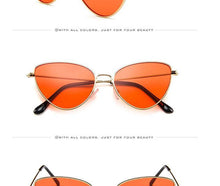 Load image into Gallery viewer, Metal Round Sunglasses Retro Design Sunglasses For  Women New Cat Eye Glasses For Women New Popular Eyeglasses For Female Ladies  Cat Eye Retro Sunglasses
