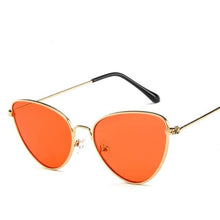 Load image into Gallery viewer, Metal Round Sunglasses Retro Design Sunglasses For  Women New Cat Eye Glasses For Women New Popular Eyeglasses For Female Ladies  Cat Eye Retro Sunglasses
