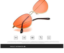 Load image into Gallery viewer, Metal Round Sunglasses Retro Design Sunglasses For  Women New Cat Eye Glasses For Women New Popular Eyeglasses For Female Ladies  Cat Eye Retro Sunglasses
