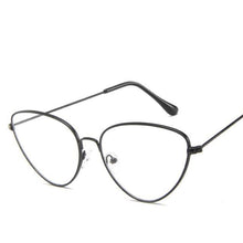 Load image into Gallery viewer, Metal Round Sunglasses Retro Design Sunglasses For  Women New Cat Eye Glasses For Women New Popular Eyeglasses For Female Ladies  Cat Eye Retro Sunglasses
