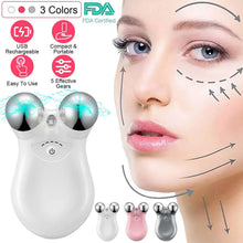 Load image into Gallery viewer, Micro-Current Face Massager Rechargeable Roller with 5 Gears
