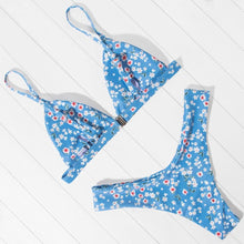 Load image into Gallery viewer, Micro Mini Bikini Swimwear Women Halter Push Up Bikini Set Padded Bra  Women's Underwired Triangle Bathing Two Pieces Swimsuit Bikini Set  Swimsuit Bandage Swim Suit
