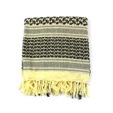 Load image into Gallery viewer, Military Arab Keffiyeh Shemagh Scarf Cotton Winter Shawl Neck Warmer Cover Head Wrap Windproof Tactical Camping Scarf Men Women Shemagh Keffiyeh Men Arab Kufiyah Keffiyeh Arabic Muslim Head Wrap Men Scarf Shawl

