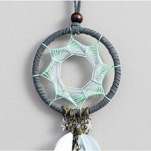 Load image into Gallery viewer, Mini 38cm Dream Catchers Hanging Room Decoration Indian Style Feathers Pendants Bag Key Chains Wind Chimes  Wall Decor Native American Handmade For Bedroom Car &amp; Wall Hanging Decoration Ornaments Dream Catchers For Girls Boys Room
