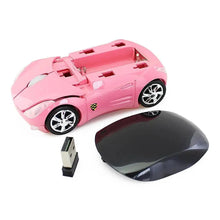 Load image into Gallery viewer, Mini 3D Red Sport Car Shape Wireless Mouse 1600DPI USB Computer Mice Unique Optical Mice With USB Receiver For Laptop
