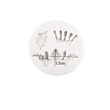 Load image into Gallery viewer, Mini Crown Silicone Mold Creative Cake Decoration Tool Practical Cake Mold Chocolate Mold Baking Tool Accessories Cake Tool Crown Fondant Silicone Molds Chocolate Candy Cake Decorating Tools Cake Supplies
