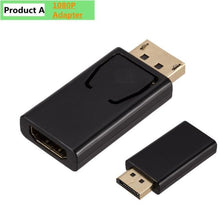 Load image into Gallery viewer, Mini DisplayPort To HDMI-compatible Adapter Male To Female Converter DP To HD Display Port 4K Cable Adapter Video Audio Compatible For PC And Laptop
