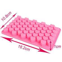 Load image into Gallery viewer, Mini Heart Mold Silicone Ice Chocolate Fondant Mould 3D Pastry Jelly Cookies Baking Cake Decoration Tools 5 Colors Silicone Mold Mini Heart Shape Silicone Ice Cube Molds Trays Chocolate Cute Pink Mold
