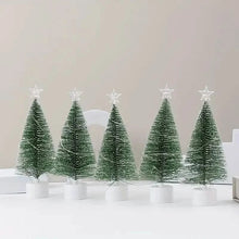 Load image into Gallery viewer, Mini Lighted Colorful Christmas Tree with LED Night Light Acrylic Artificial
